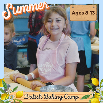 British Baking Camp: July 29th-August 1st (Tues.-Fri.) Ages 8-13